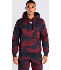 Vyriška UFC Zenith by Venum Burgundy Authentic Fight Week džemperis su gobtuvu