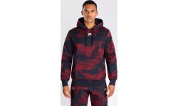 Vyriška UFC Zenith by Venum Burgundy Authentic Fight Week džemperis su gobtuvu