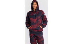 Vyriška UFC Zenith by Venum Burgundy Authentic Fight Week džemperis su gobtuvu