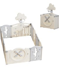 Plastikinis maniežas inSPORTline Bufalino 10+2 127 x 160 x 64 cm