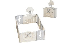 Plastic Playpen inSPORTline Bufalino 10+2 127 x 160 x 64 cm