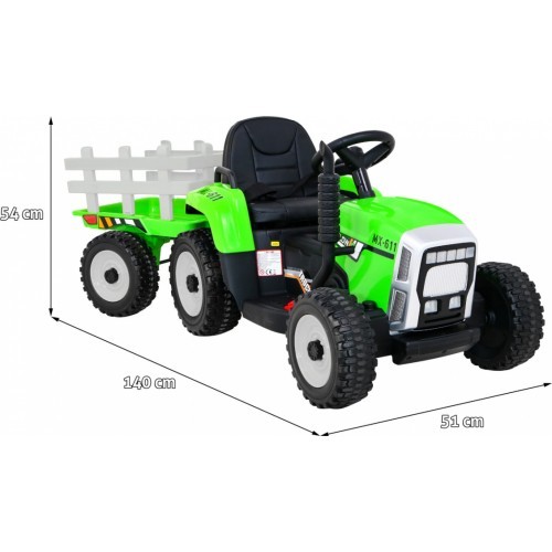 Tractor with Trailer BLOW Green