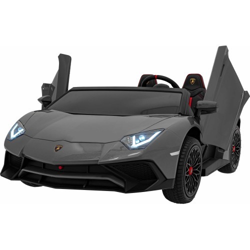Elektromobilis vaikams Lamborghini Aventador SV, pilkas