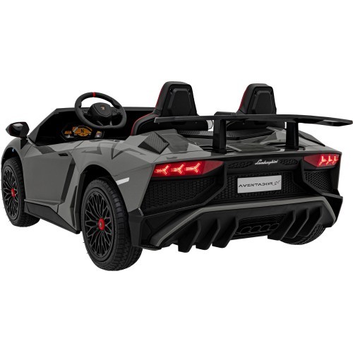 Детский электромобиль Lamborghini Aventador SV, серый