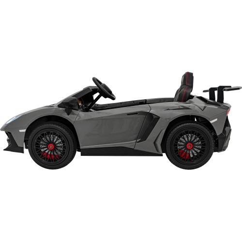 Elektromobilis vaikams Lamborghini Aventador SV, pilkas