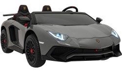 Elektromobilis vaikams Lamborghini Aventador SV, pilkas