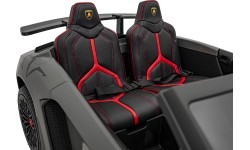 Elektromobilis vaikams Lamborghini Aventador SV, pilkas