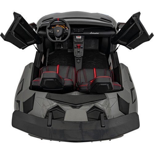 Elektromobilis vaikams Lamborghini Aventador SV, pilkas