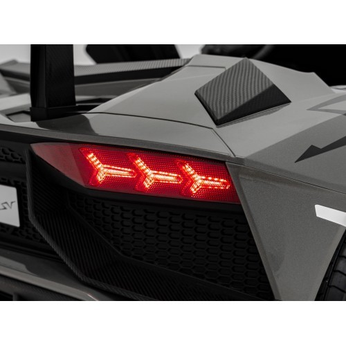 Elektromobilis vaikams Lamborghini Aventador SV, pilkas