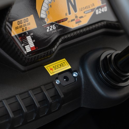 Elektromobilis vaikams Lamborghini Aventador SV, pilkas