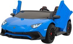 Электромобиль Lamborghini Aventador SV STRONG, синий