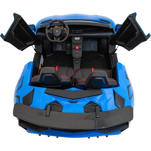 Elektromobilis Lamborghini Aventador SV STRONG, mėlynas