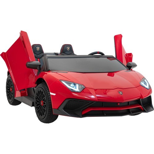 Электромобиль Lamborghini Aventador SV STRONG, красный