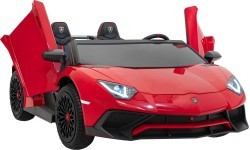 Электромобиль Lamborghini Aventador SV STRONG, красный