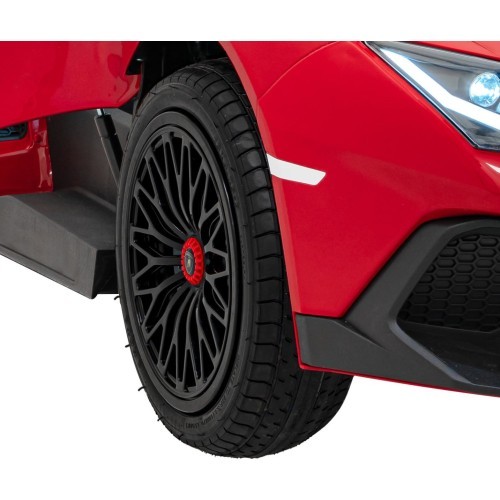 Elektromobilis Lamborghini Aventador SV STRONG, raudonas