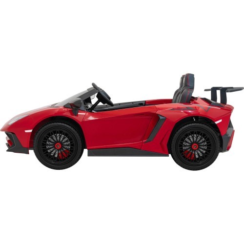 Elektromobilis Lamborghini Aventador SV STRONG, raudonas