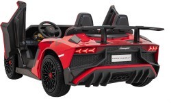 Электромобиль Lamborghini Aventador SV STRONG, красный