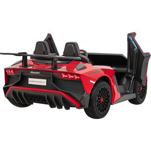 Elektromobilis Lamborghini Aventador SV STRONG, raudonas