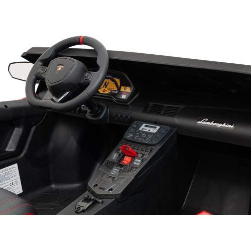 Elektromobilis Lamborghini Aventador SV STRONG, raudonas