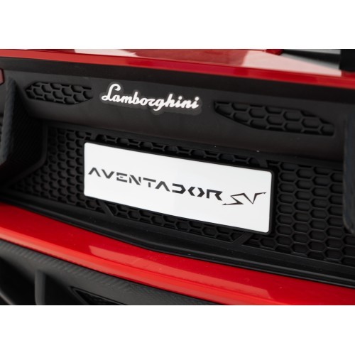 Электромобиль Lamborghini Aventador SV STRONG, красный
