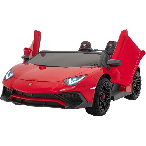 Электромобиль Lamborghini Aventador SV STRONG, красный