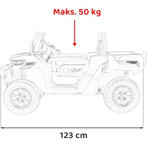 Электромобиль Pick-up Speed 900, синий