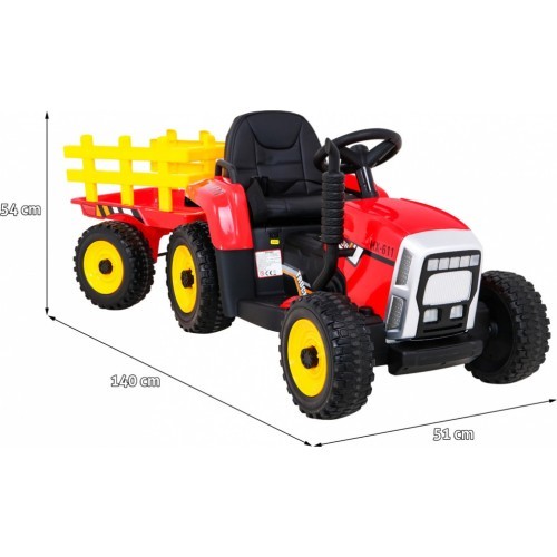 Tractor with Trailer BLOW Red