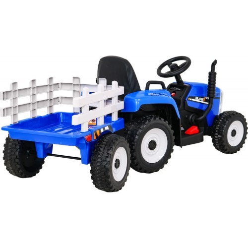 Tractor with Trailer BLOW Blue