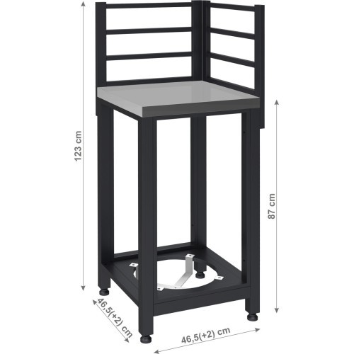 Kampinis modulis TORINO 3 lauko virtuvei, 47x47x123 cm
