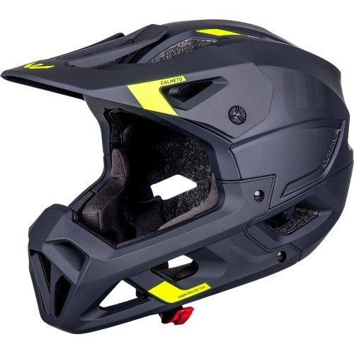 Downhill Helmet W-TEC Calheto - Black Neon