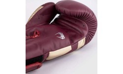 Venum Elite bokso pirštinės, bordo/auksinės