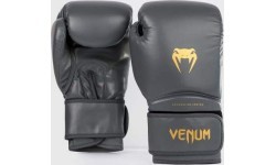 Боксёрские перчатки Venum Contender 1.5 серо-золотые
