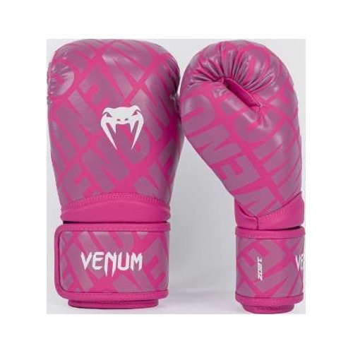 Боксёрские перчатки Venum Contender 1.5 XT, бело-розовые