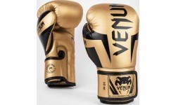 Venum Elite Boxing Gloves - Gold/Black