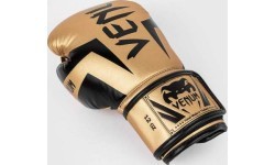Боксёрские перчатки Venum Elite, золотые/чёрные