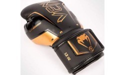 Боксёрские перчатки Venum Elite Evo, чёрные/бронзовые