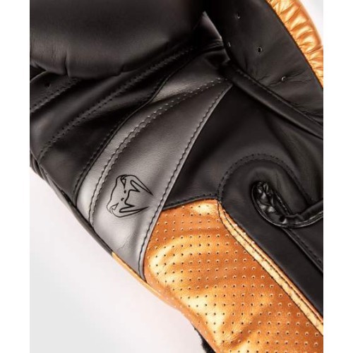 Venum Elite Evo Boxing Gloves - Black/Bronze