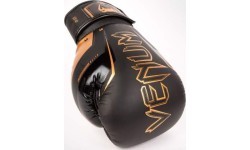 Venum Elite Evo Boxing Gloves - Black/Bronze