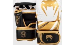 MMA pirštinės Venum Challenger 3.0 – baltos/juodos/auksinės
