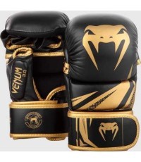 MMA pirštinės Venum Challenger 3.0 – juodos/auksinės