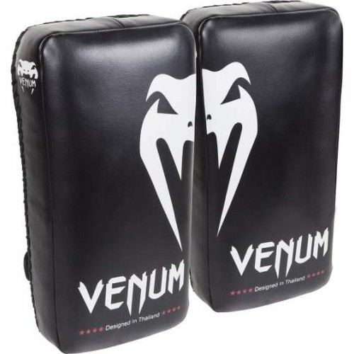 Боксёрские лапы Venum Giant, чёрно-ледяные