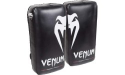 Боксёрские лапы Venum Giant, чёрно-ледяные