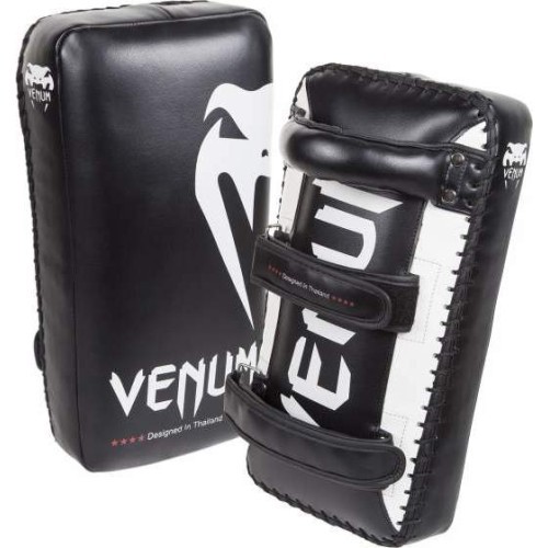 Боксёрские лапы Venum Giant, чёрно-ледяные