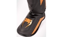 Venum Elite Evo Shinguards - Black/Bronze