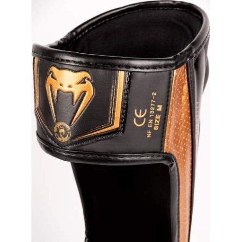 Защита голени Venum Elite Evo, чёрный/бронзовый