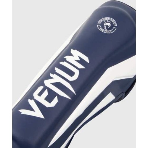 Защита голени Venum Elite Standup - White/Navy Blue