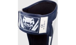 Blauzdų apsaugos Venum Elite Standup - White/Navy Blue