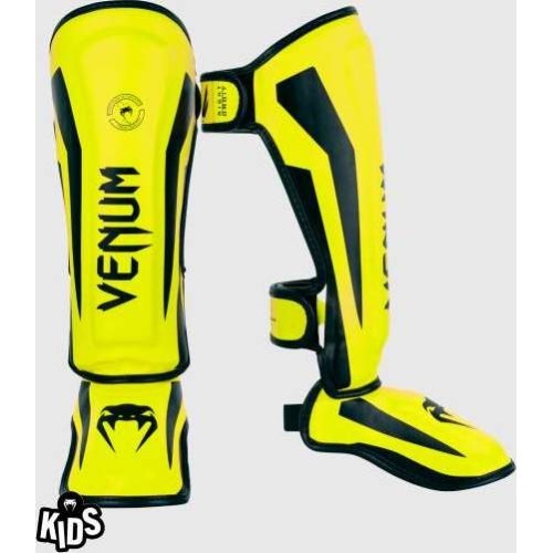 Venum Elite vaikiški blauzdų apsaugai Exclusive Neo Yellow