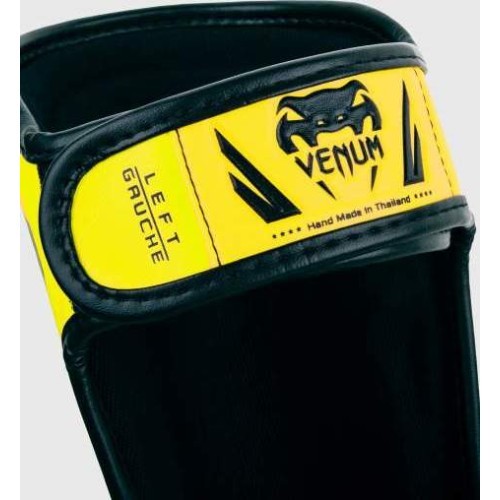 Venum Elite Shin Guards Kids - Exclusive - Neo Yellow
