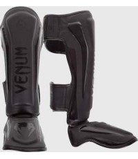 Blauzdų apsaugos Venum Elite Standup, matinės juodos